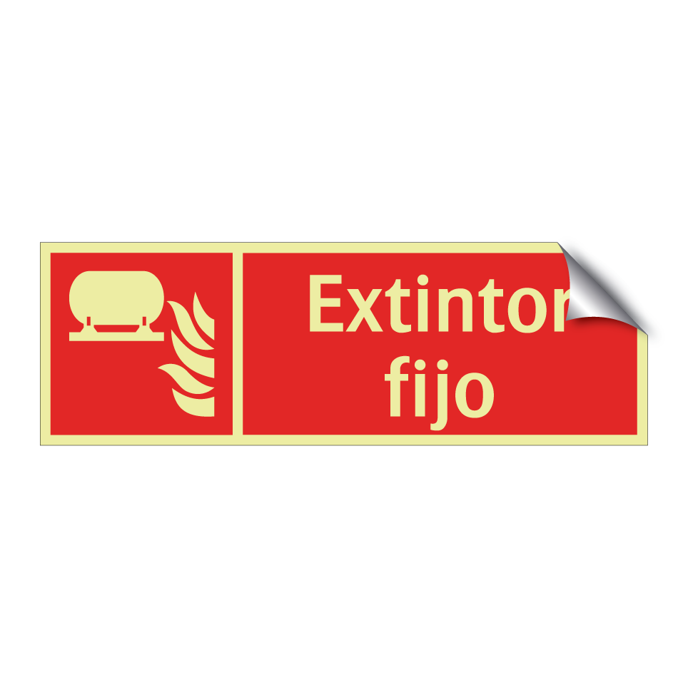 Extintor fijo