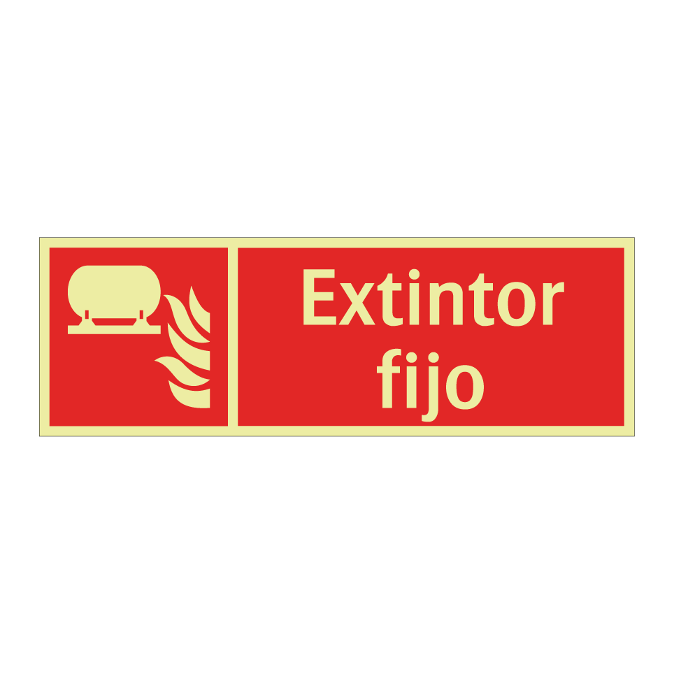 Extintor fijo