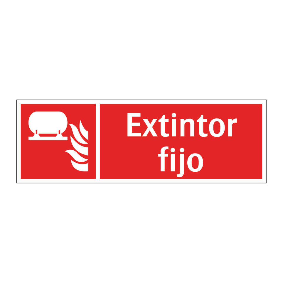 Extintor fijo