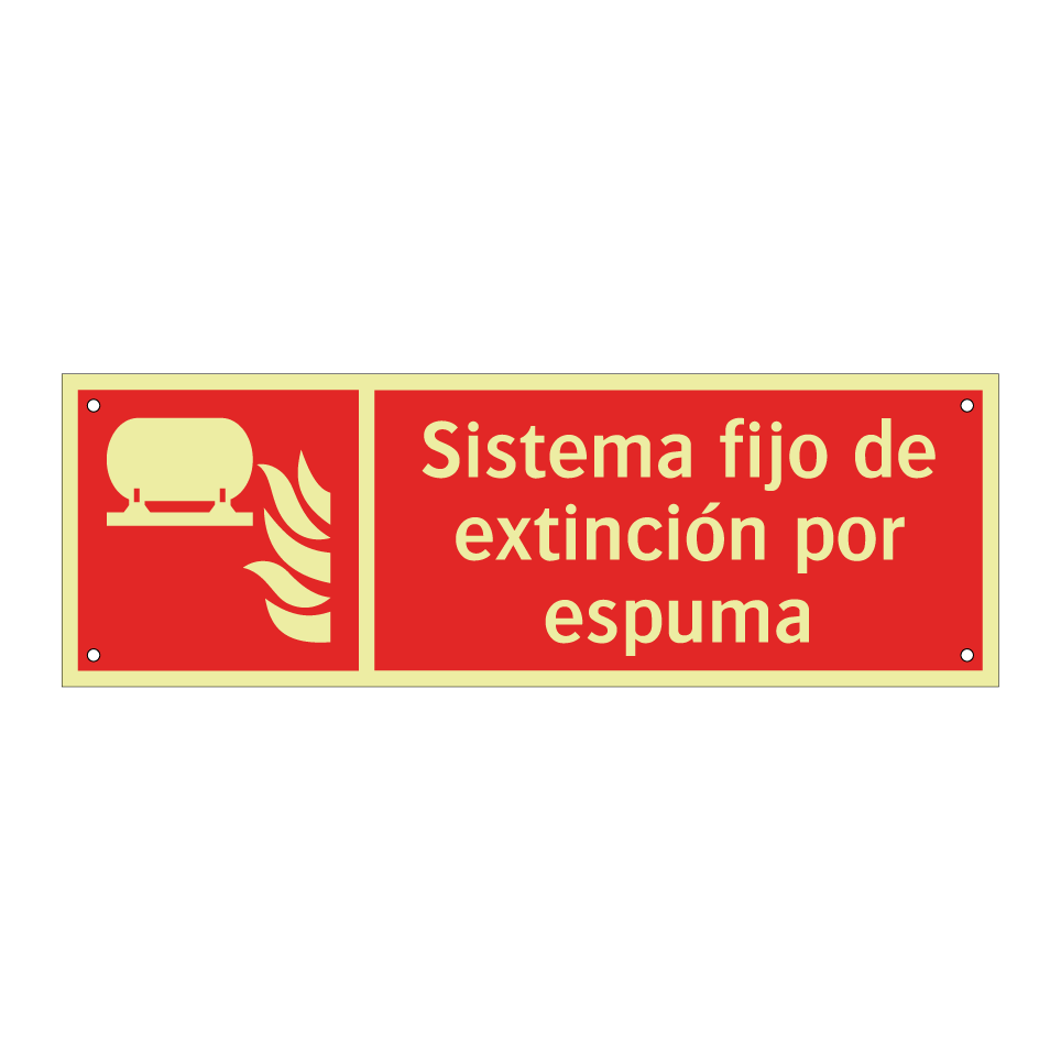 Sistema fijo de extinción por espuma