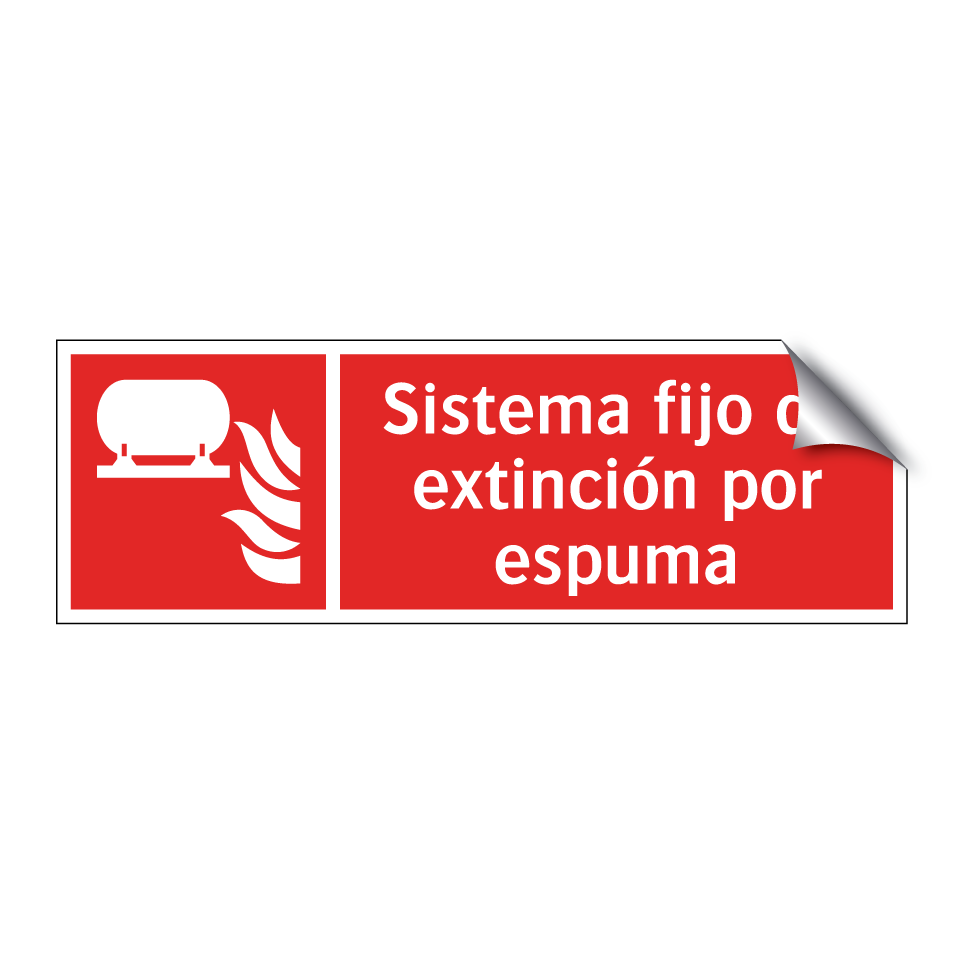 Sistema fijo de extinción por espuma