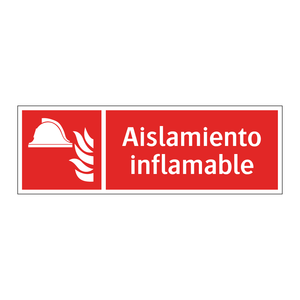 Aislamiento inflamable