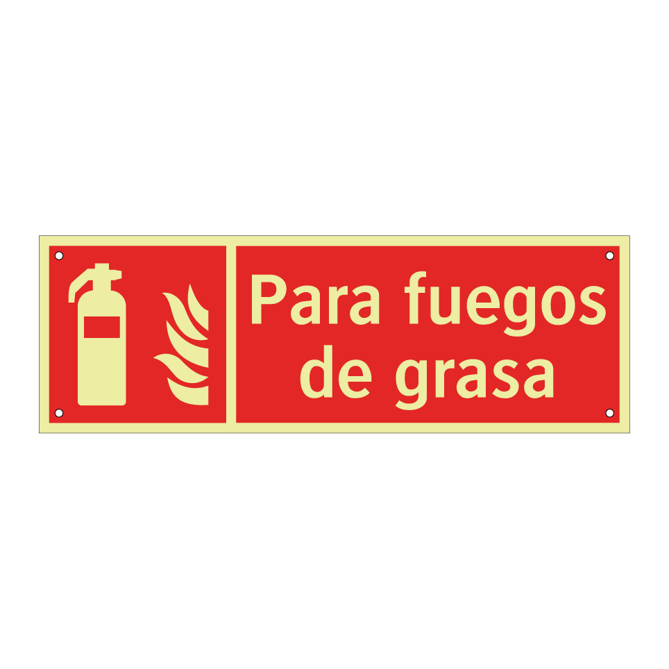 Para fuegos de grasa