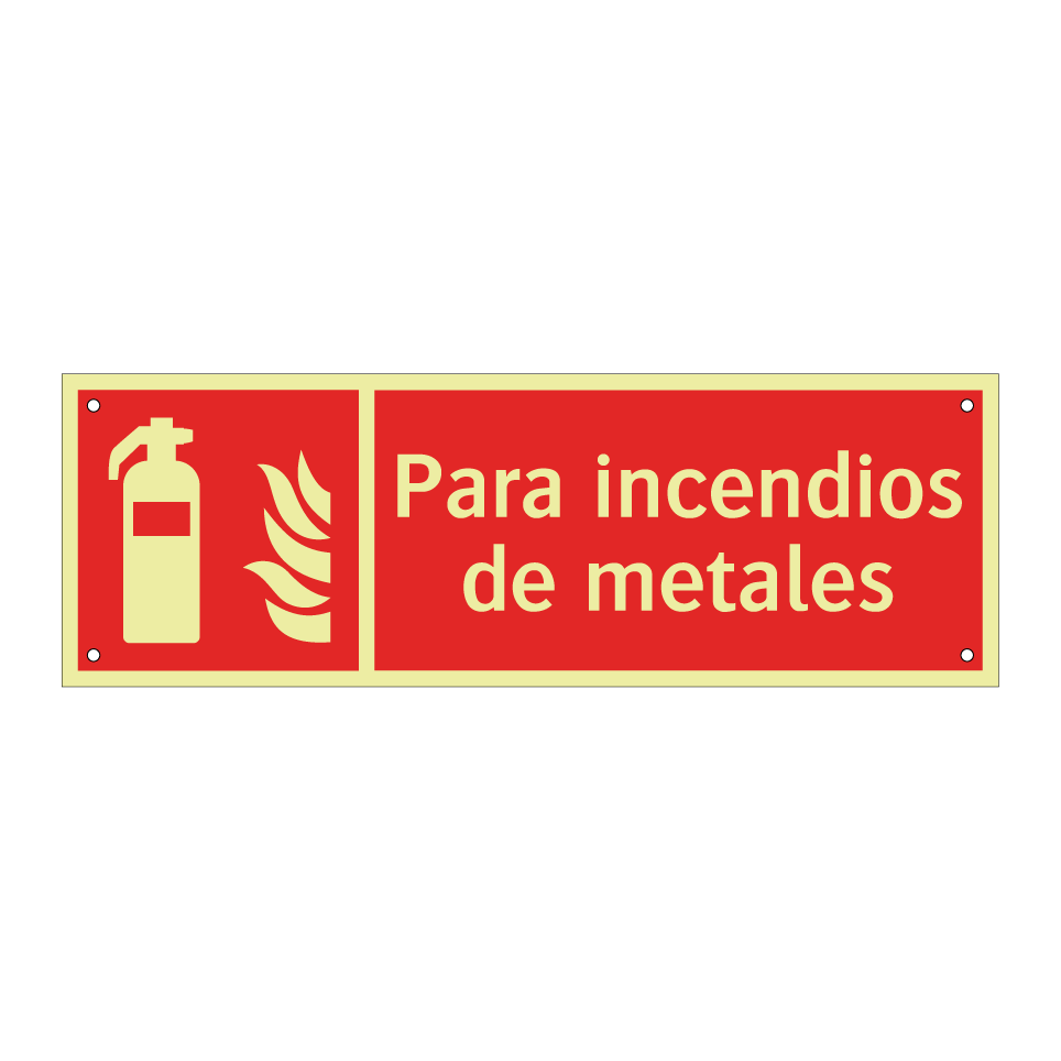 Para incendios de metales