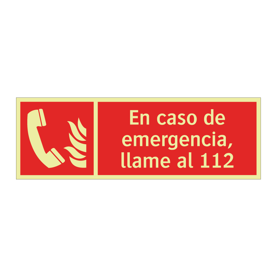 En caso de emergencia, llame al 112