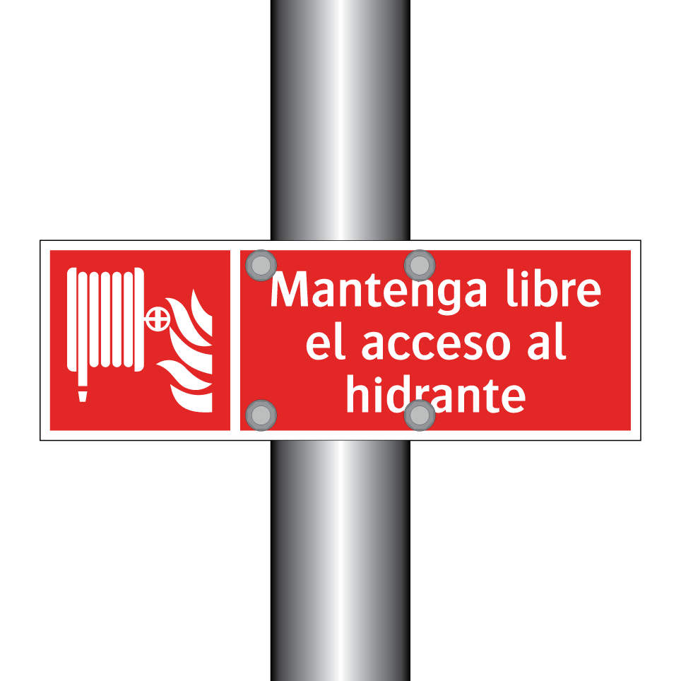 Mantenga libre el acceso al hidrante