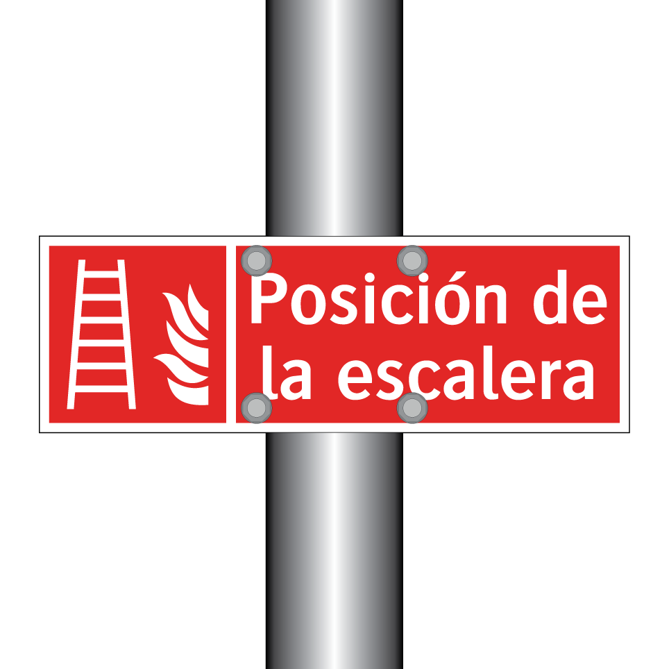 Posición de la escalera