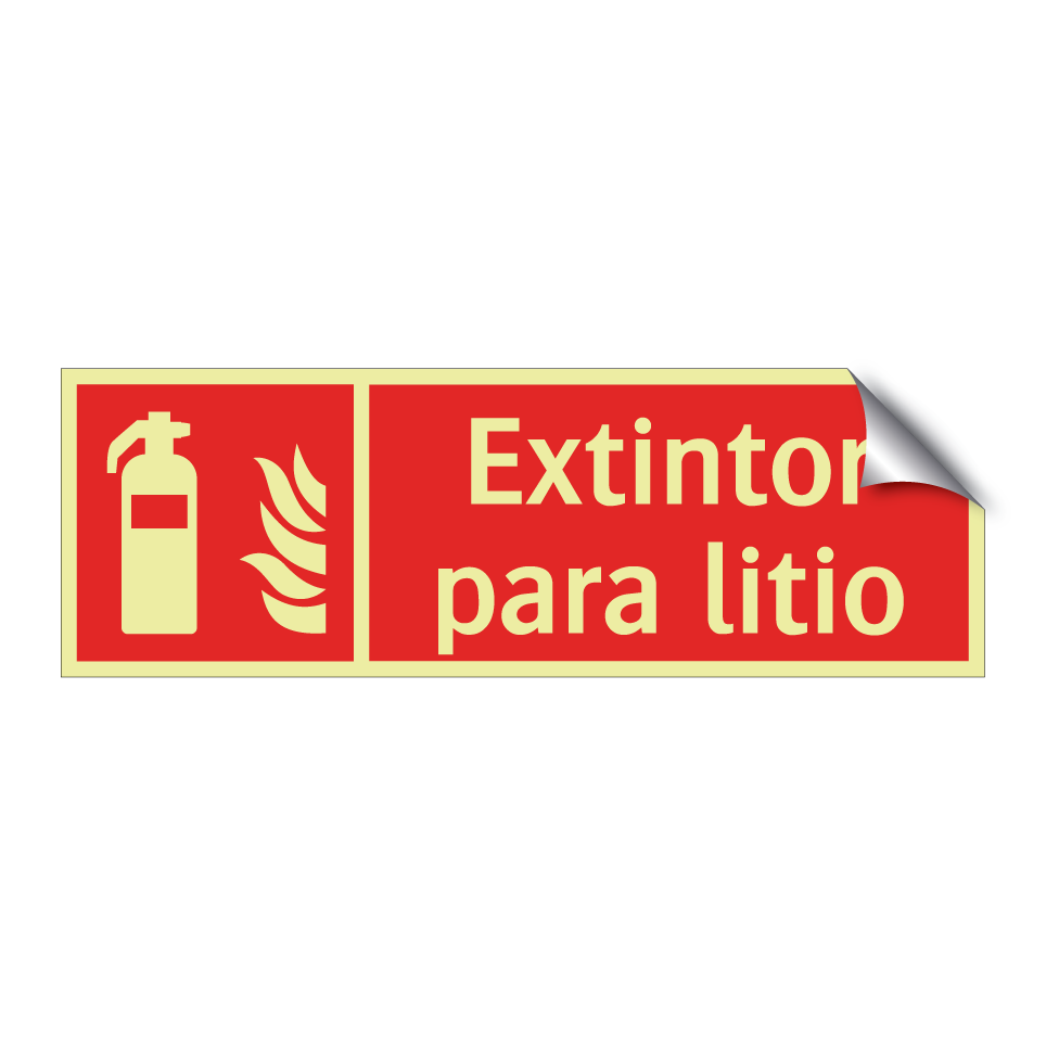 Extintor para litio