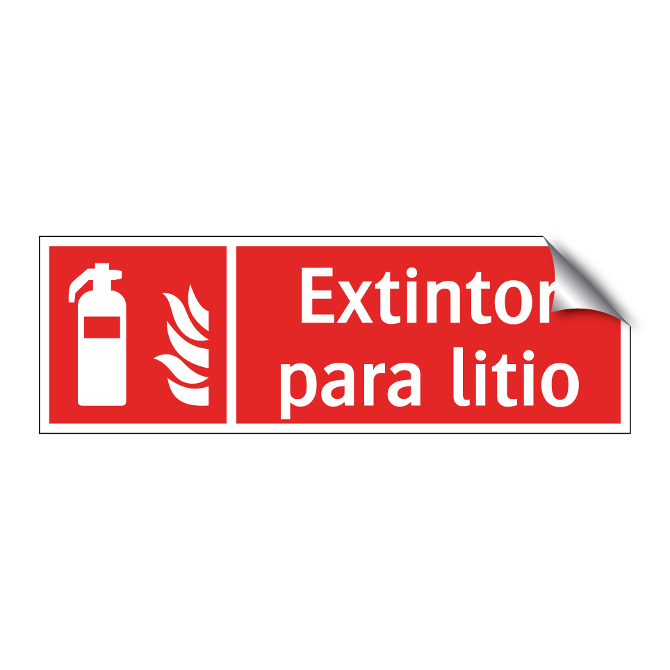 Extintor para litio
