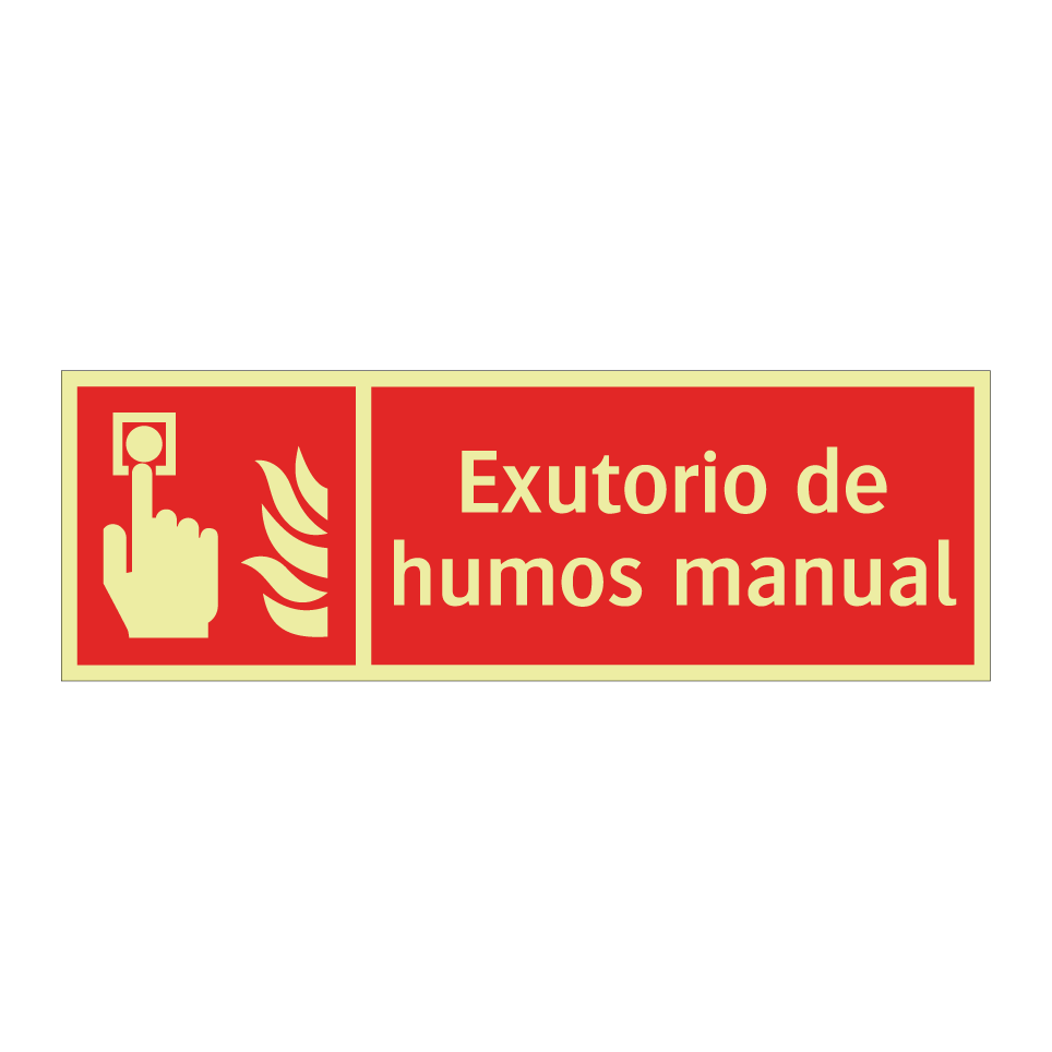 Exutorio de humos manual