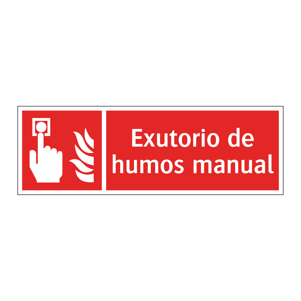 Exutorio de humos manual