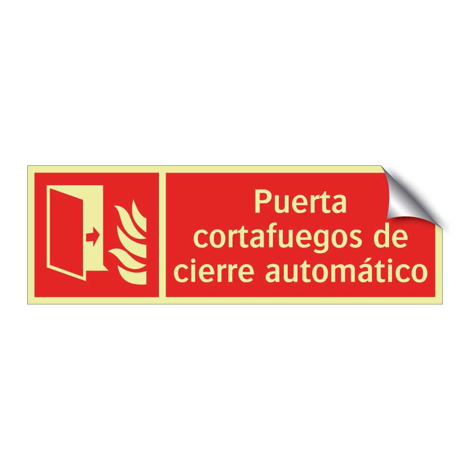 Puerta cortafuegos de cierre automático