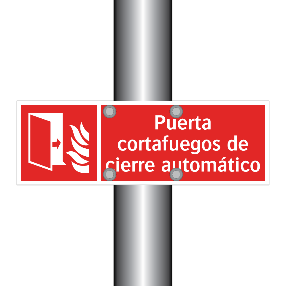 Puerta cortafuegos de cierre automático