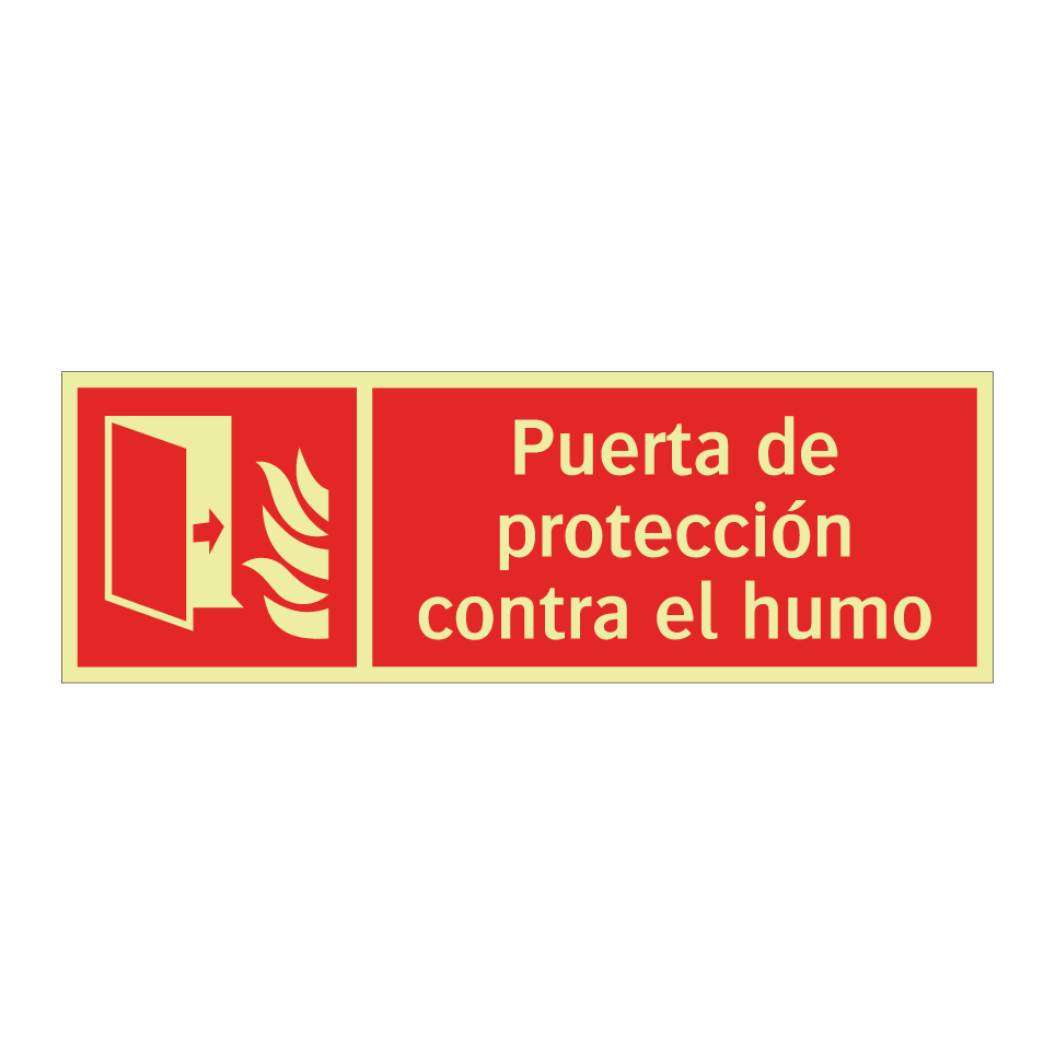 Puerta de protección contra el humo