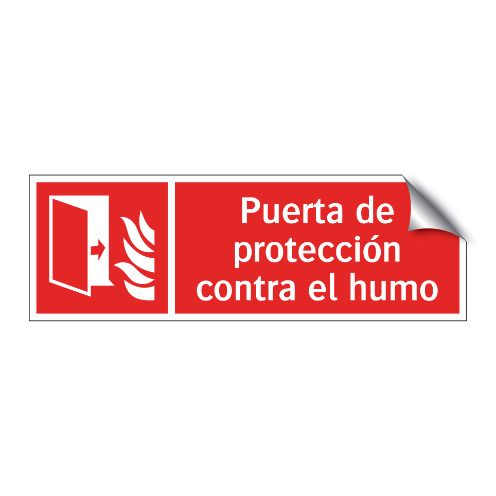 Puerta de protección contra el humo