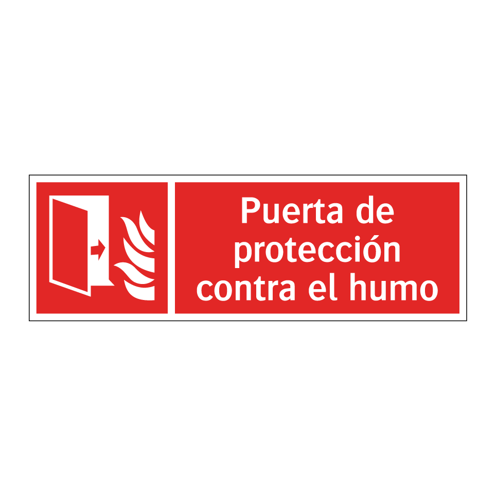 Puerta de protección contra el humo