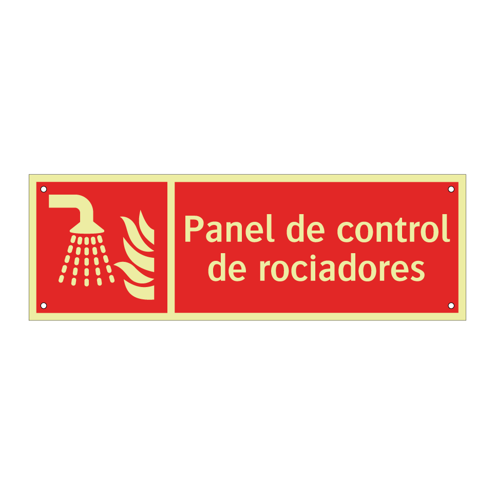 Panel de control de rociadores