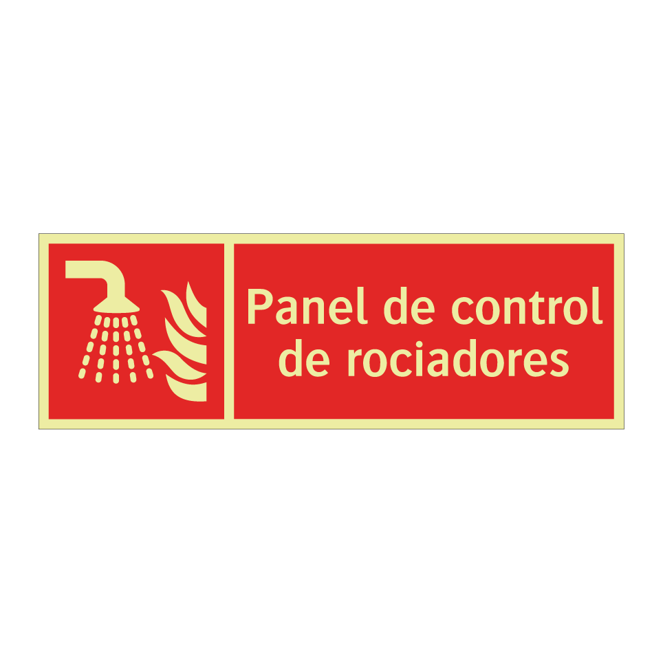 Panel de control de rociadores