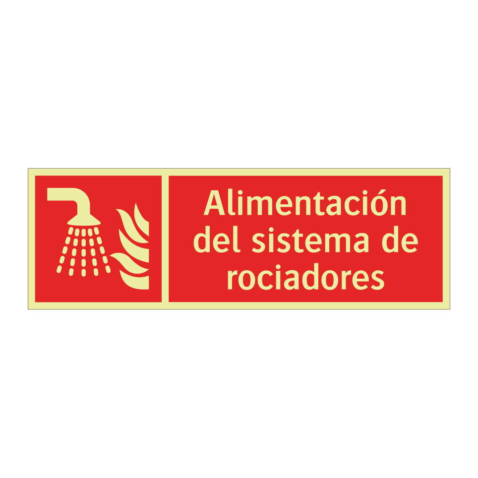 Alimentación del sistema de rociadores