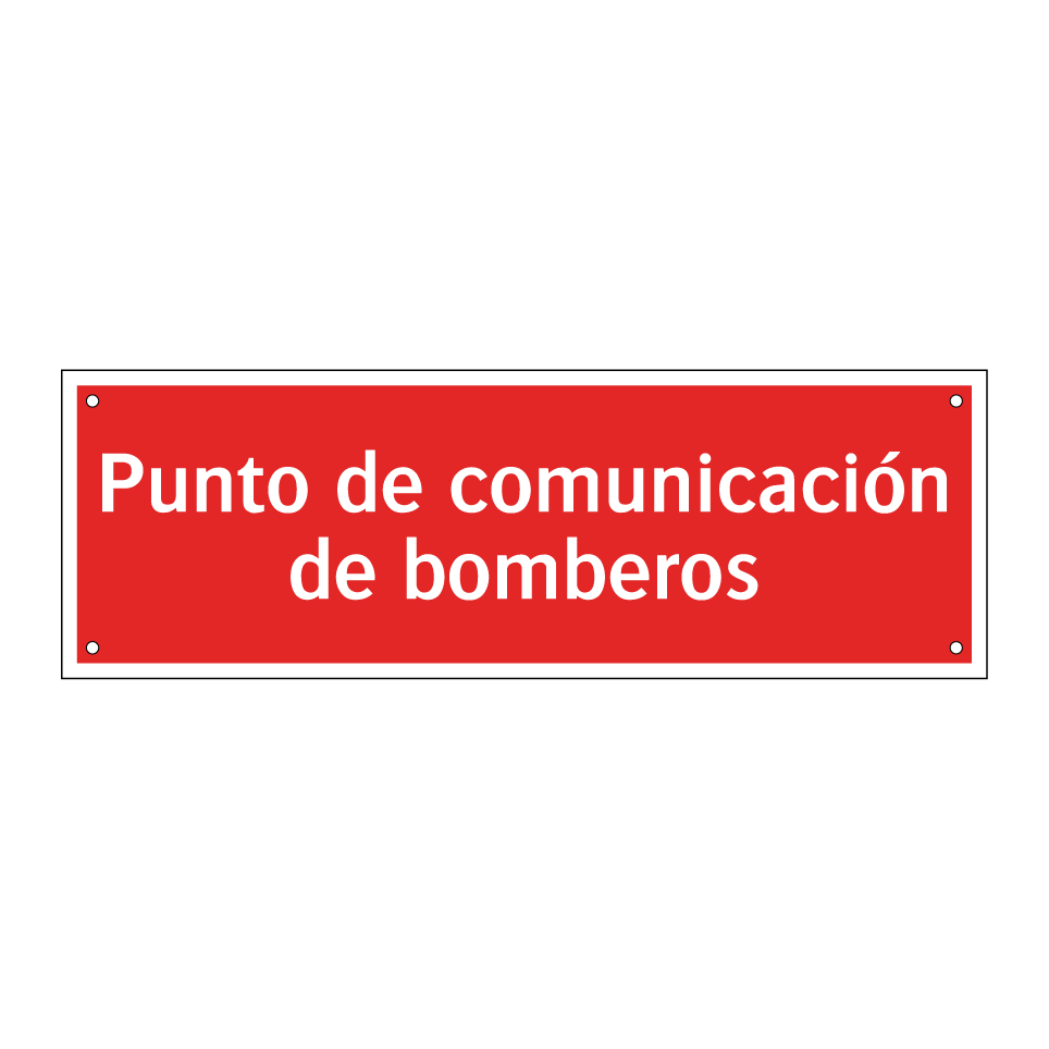 Punto de comunicación de bomberos
