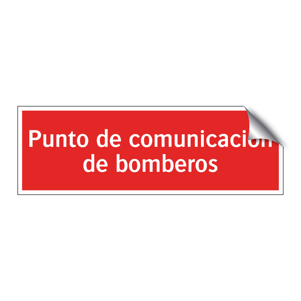 Punto de comunicación de bomberos