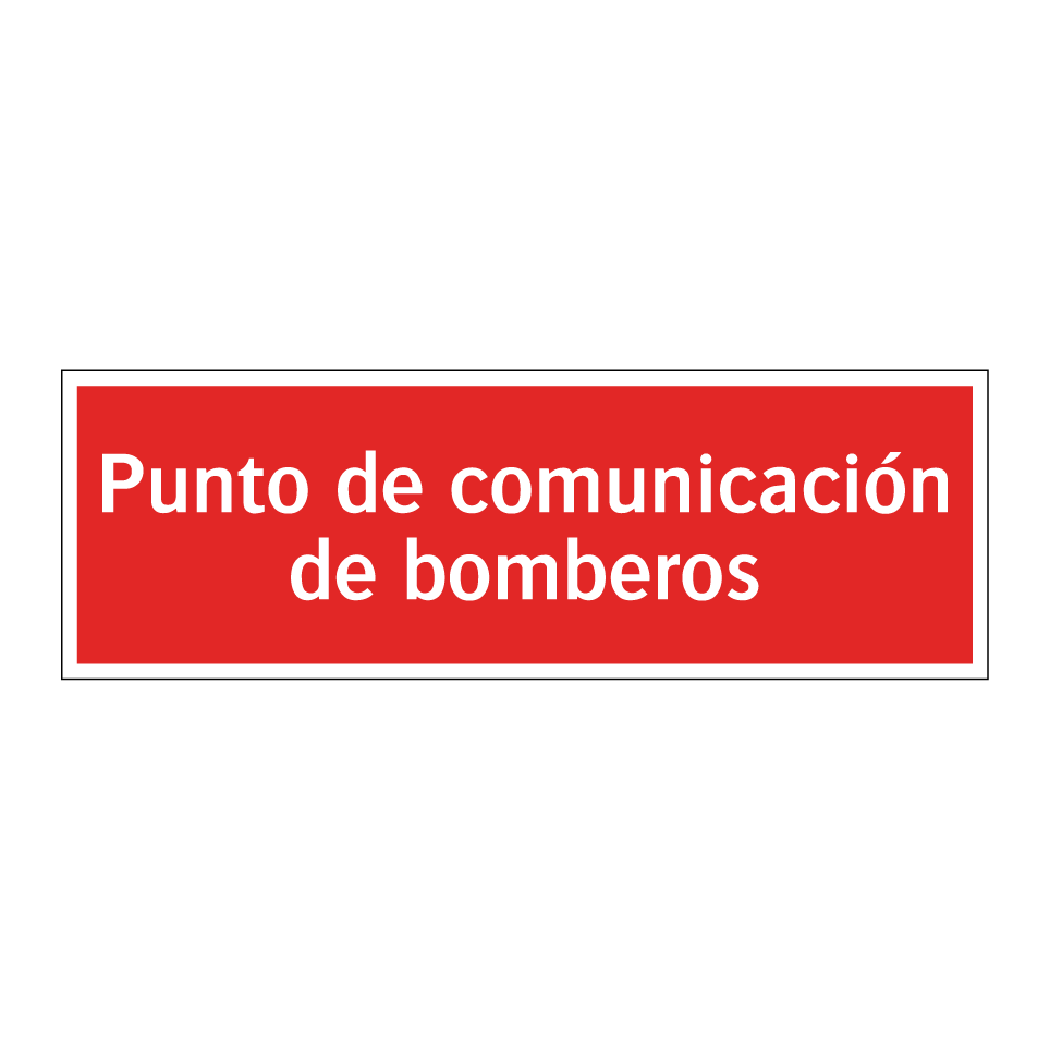 Punto de comunicación de bomberos