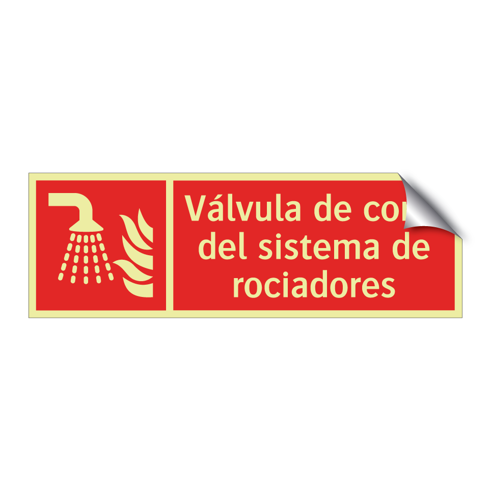 Válvula de corte del sistema de rociadores