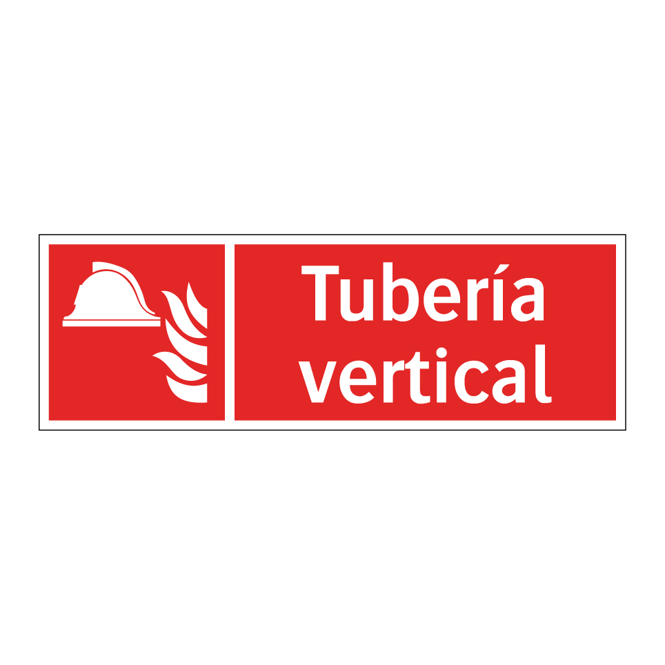 Tubería vertical
