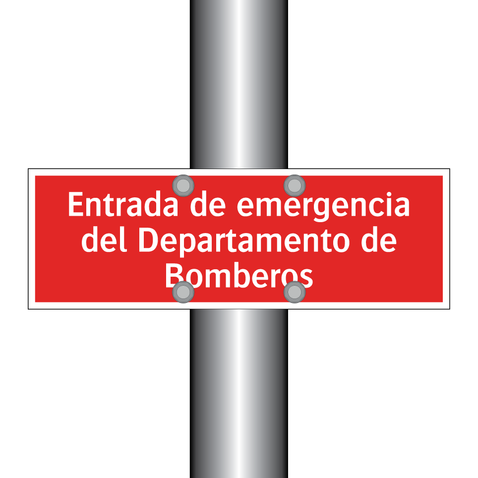 Entrada de emergencia del Departamento de Bomberos