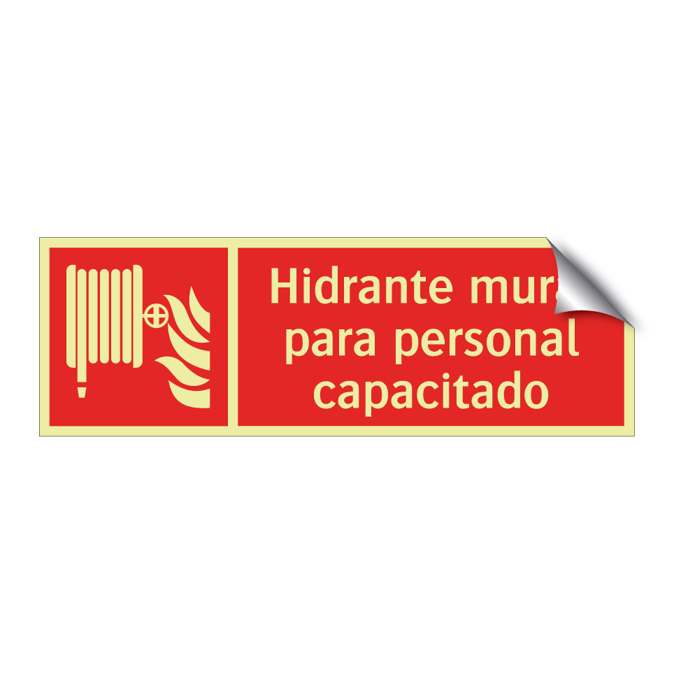 Hidrante mural para personal capacitado