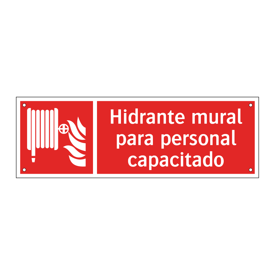 Hidrante mural para personal capacitado