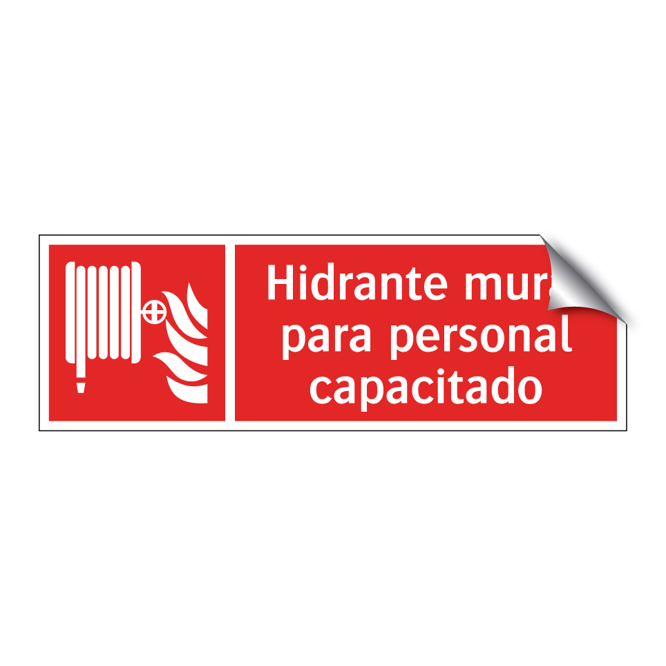 Hidrante mural para personal capacitado