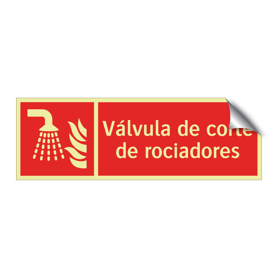 Válvula de corte de rociadores