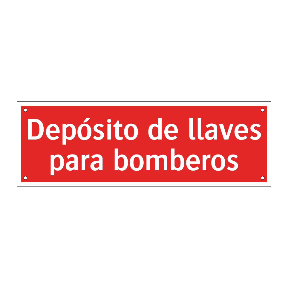Depósito de llaves para bomberos
