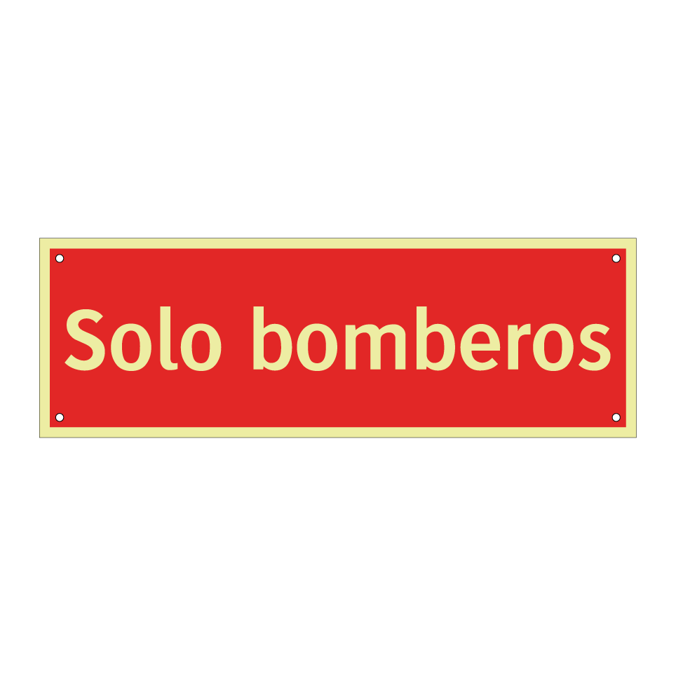 Solo bomberos