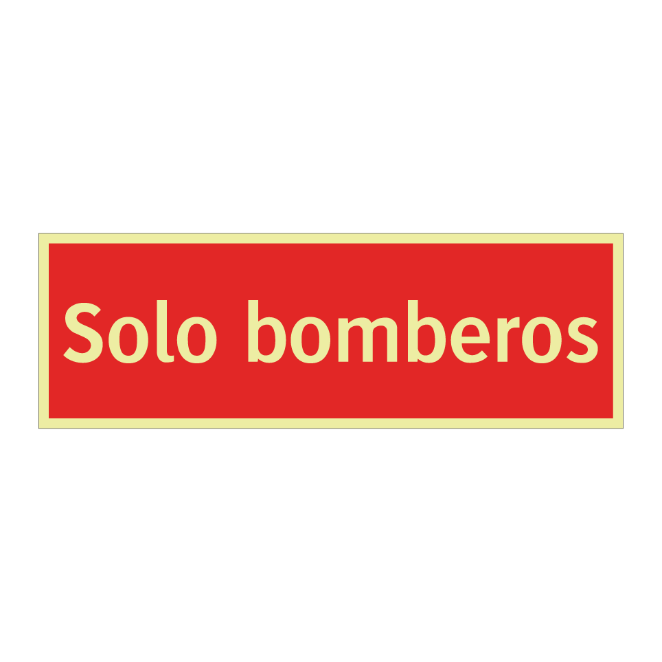 Solo bomberos