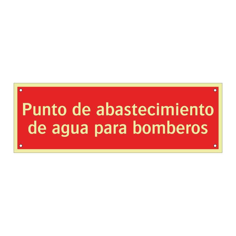 Punto de abastecimiento de agua para bomberos