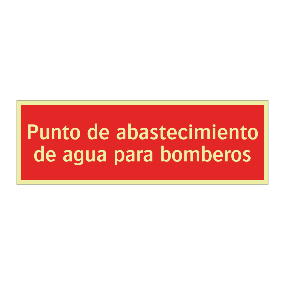 Punto de abastecimiento de agua para bomberos
