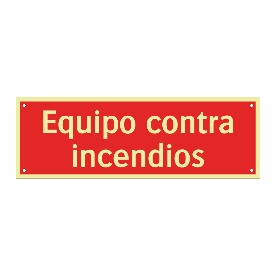 Equipo contra incendios