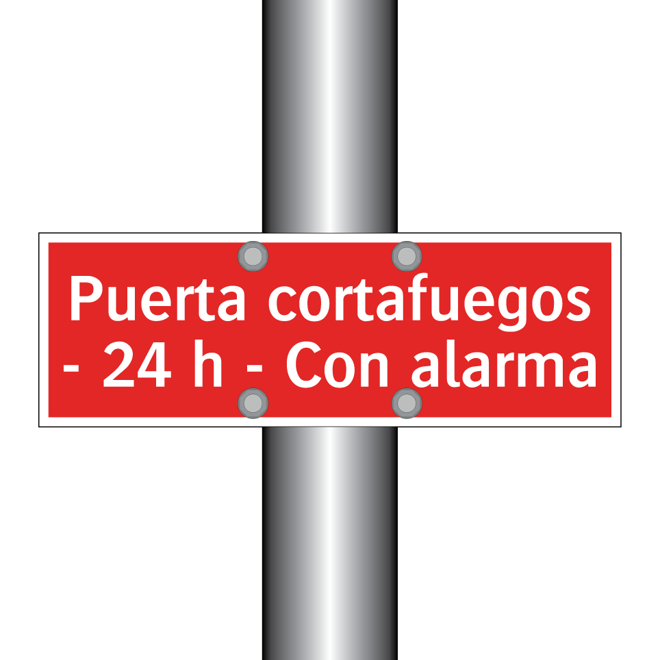Puerta cortafuegos - 24 h - Con alarma