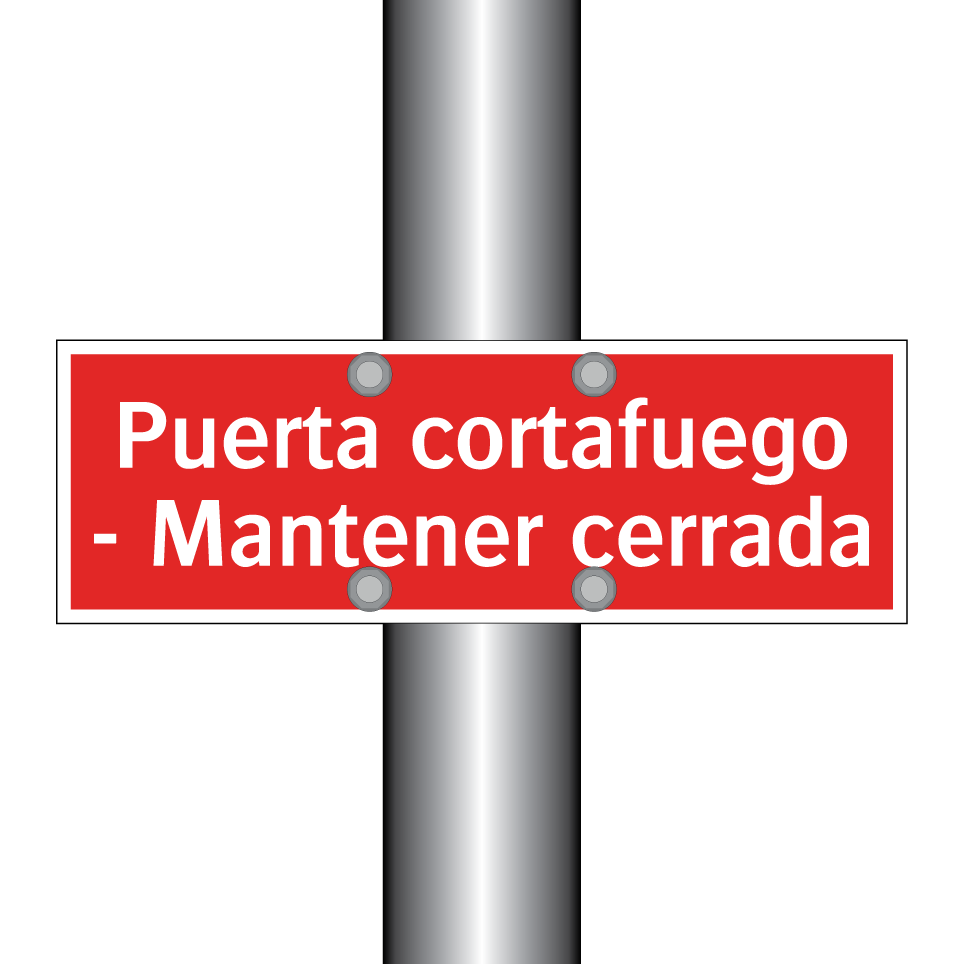 Puerta cortafuego - Mantener cerrada