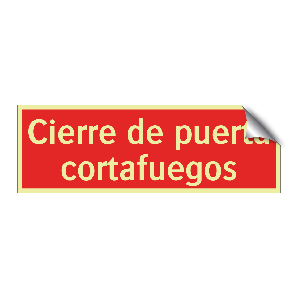 Cierre de puerta cortafuegos