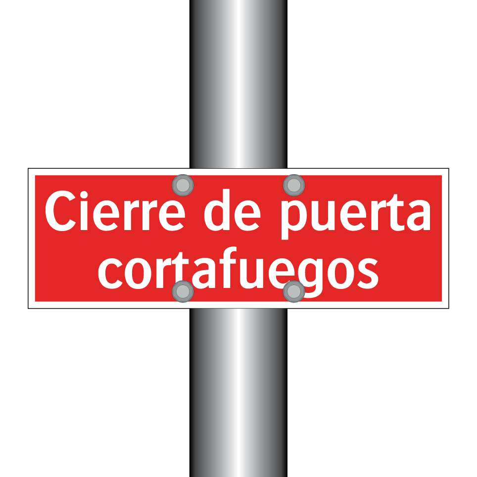 Cierre de puerta cortafuegos