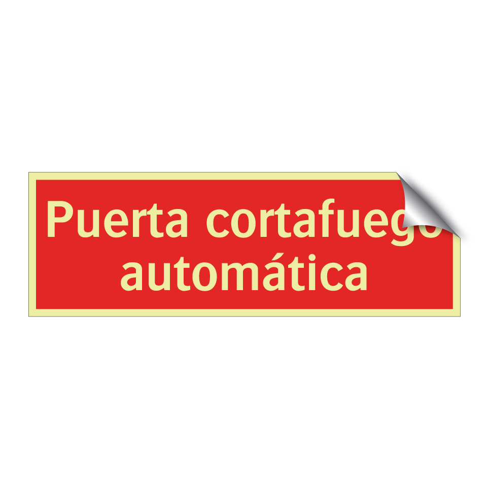 Puerta cortafuego automática