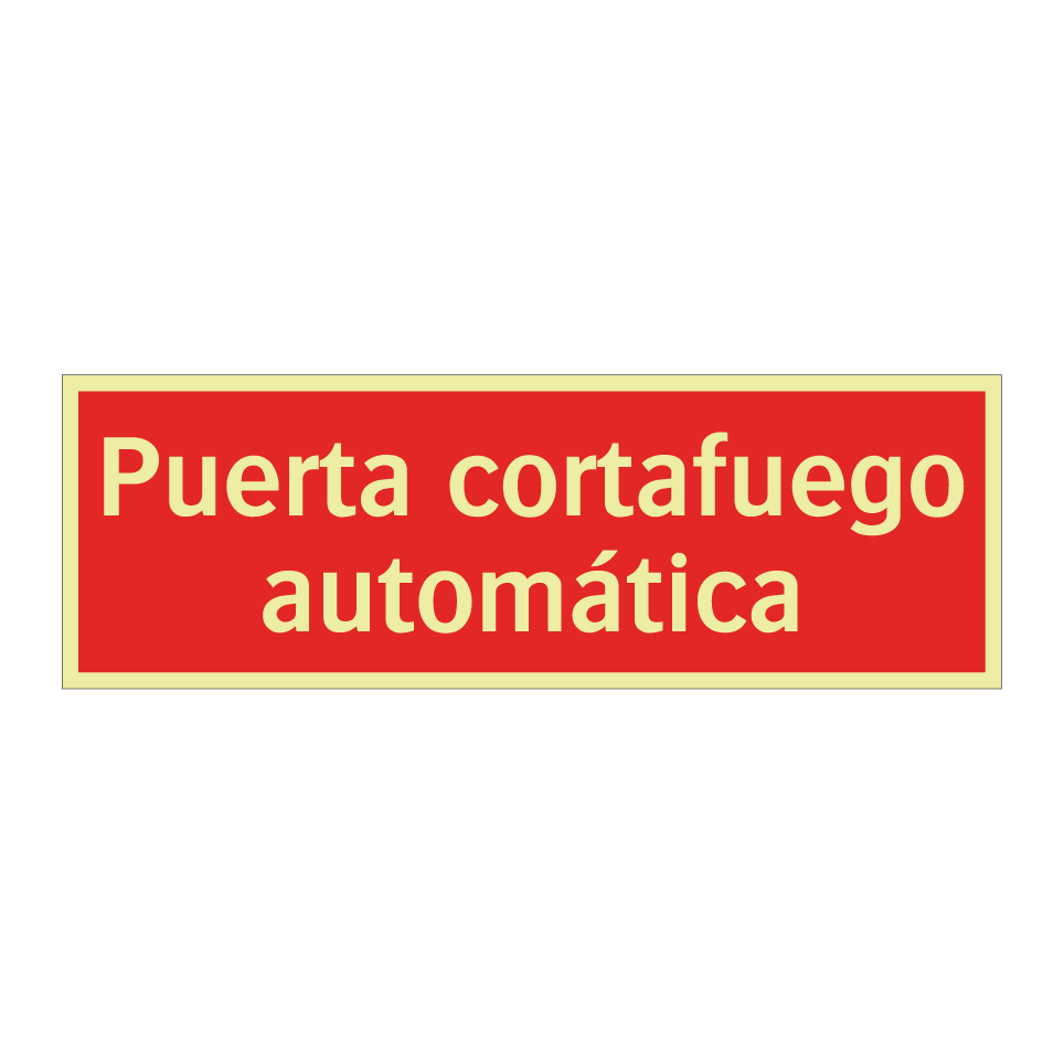 Puerta cortafuego automática