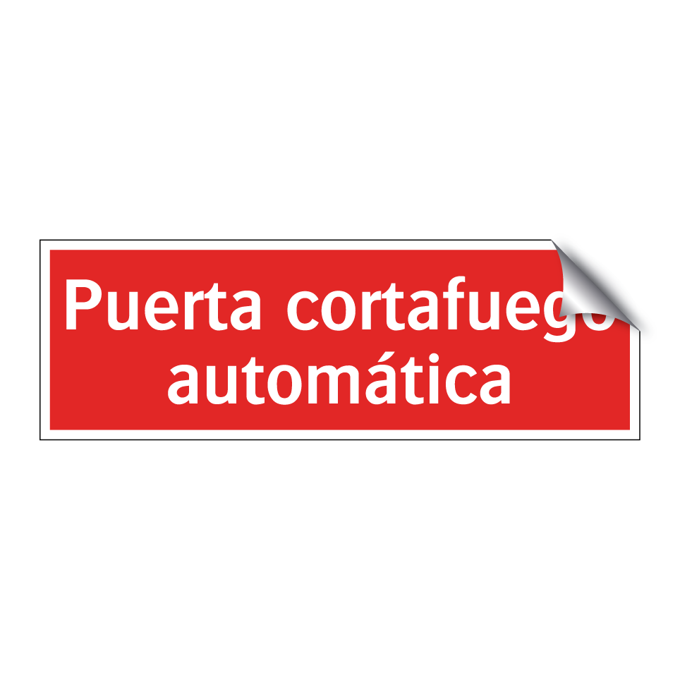 Puerta cortafuego automática