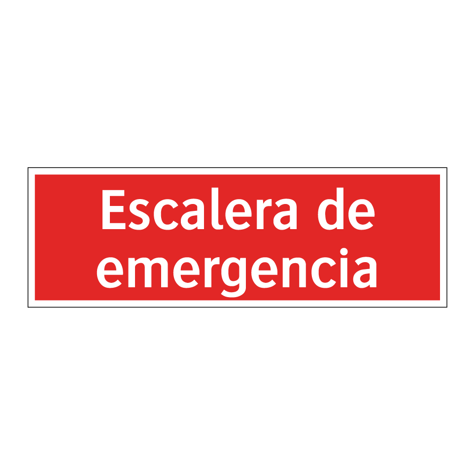 Escalera de emergencia