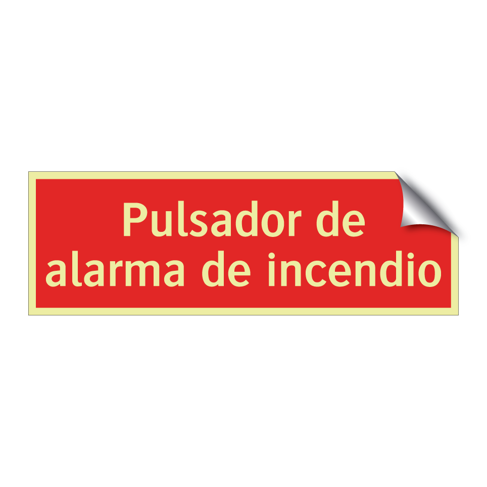 Pulsador de alarma de incendio