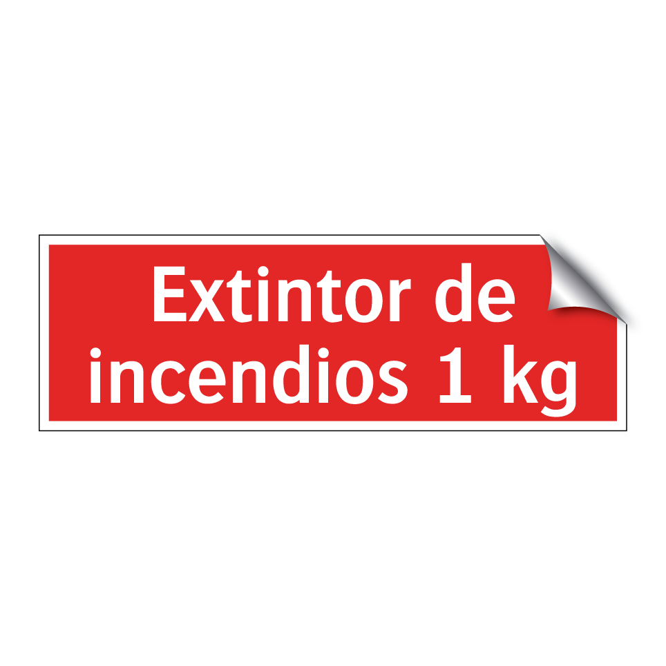 Extintor de incendios 1 kg