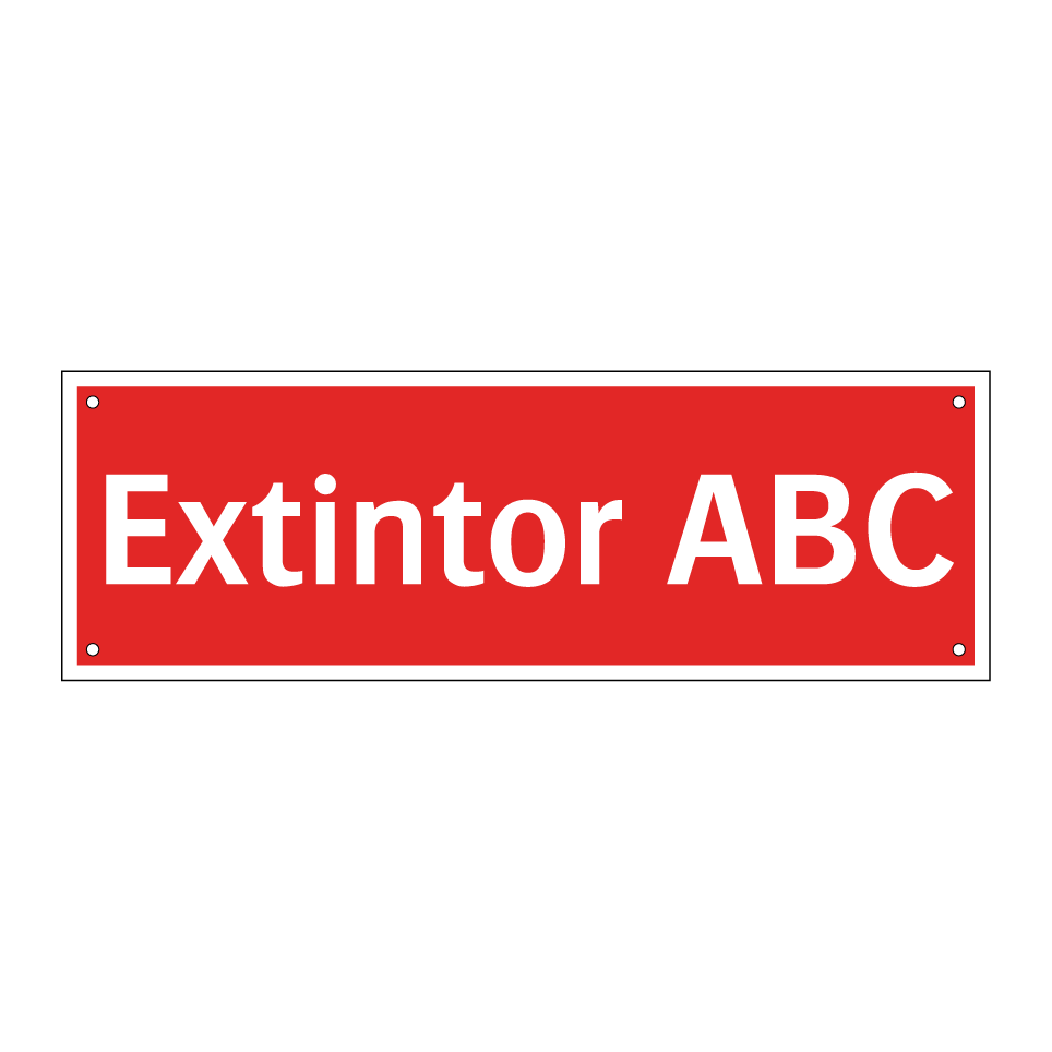 Extintor ABC